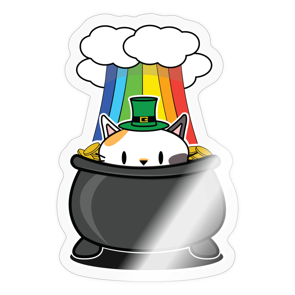 Purr-fectly Lucky Calico - transparent glossy