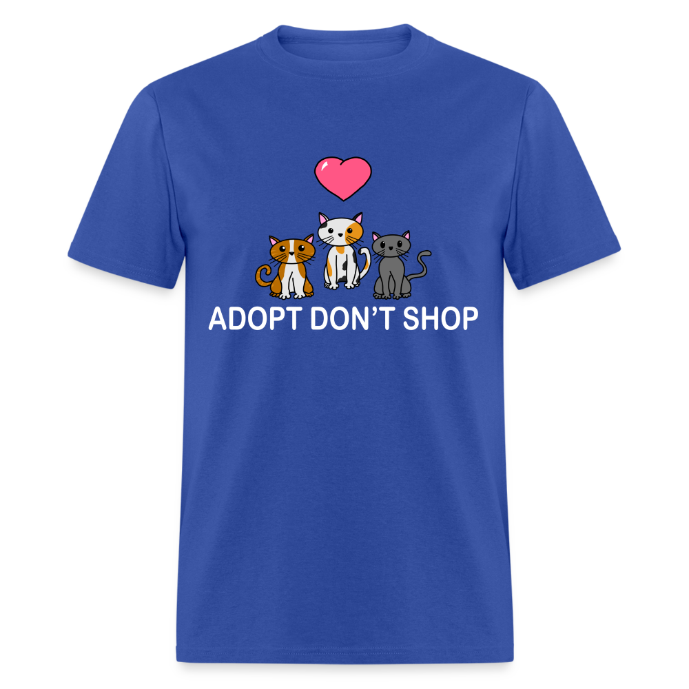 Adopt Don't Shop- Cat Addition - royal blue