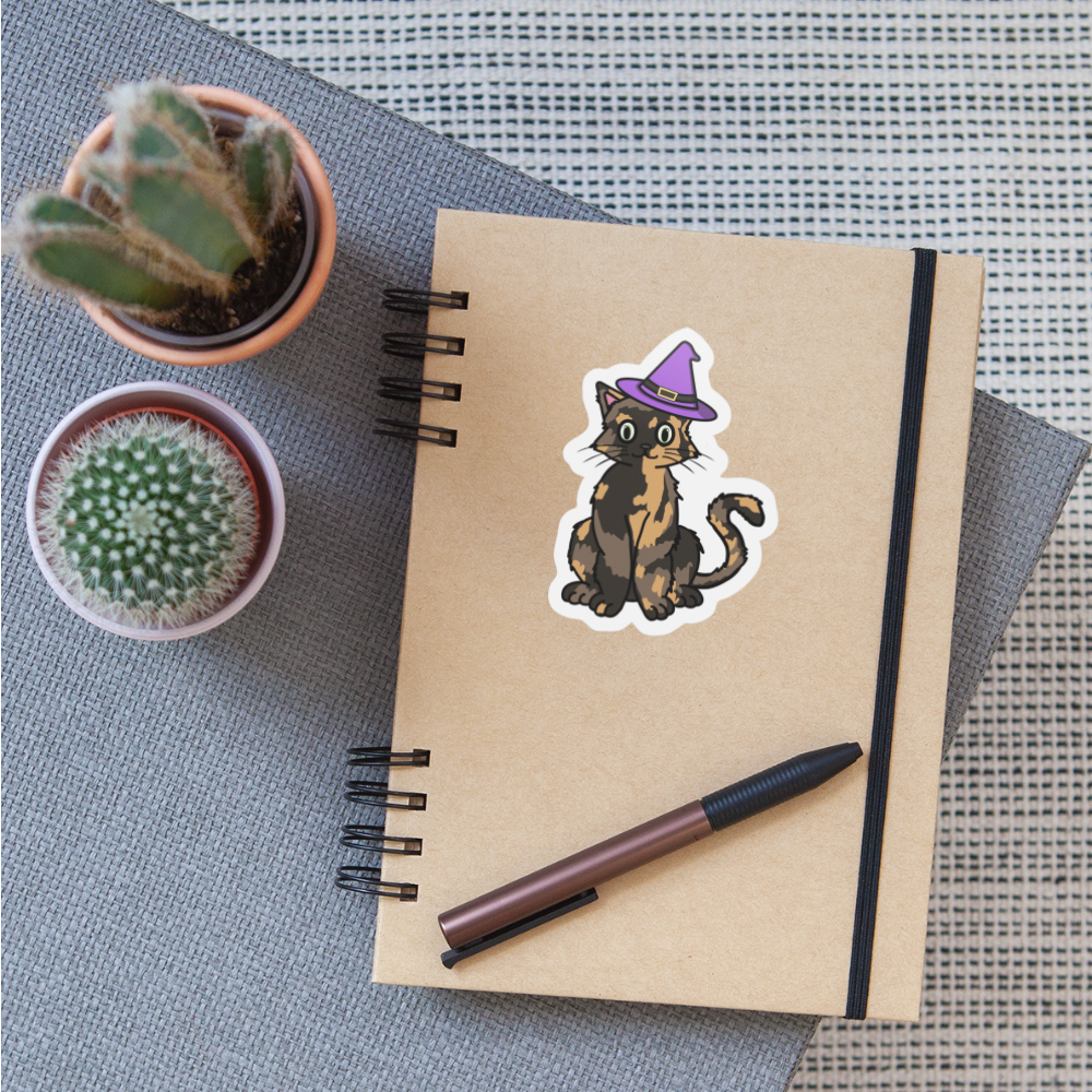 Blair the Witch Cat Sticker - white matte