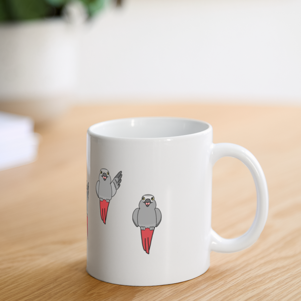 Pepper's Parrot-Tastic Mug - white