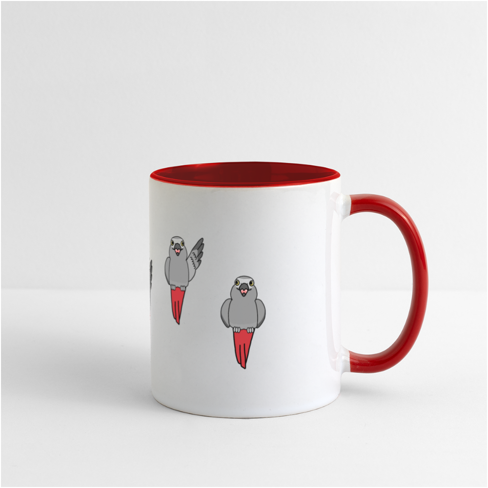 Pepper's Parrot-Tastic Mug - white/red