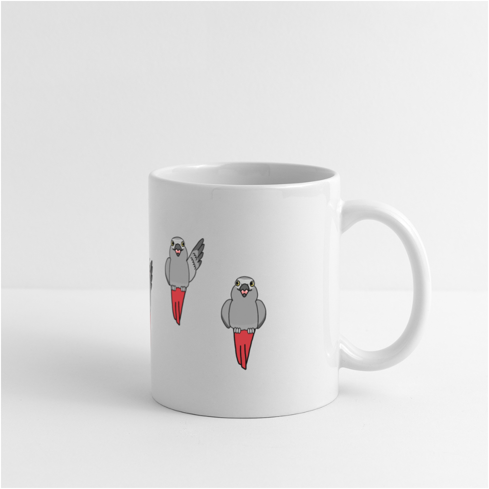 Pepper's Parrot-Tastic Mug - white