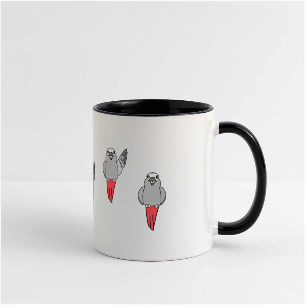 Pepper's Parrot-Tastic Mug - white/black