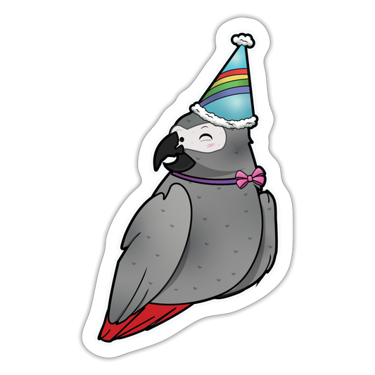 Peter Birthday Sticker - white matte