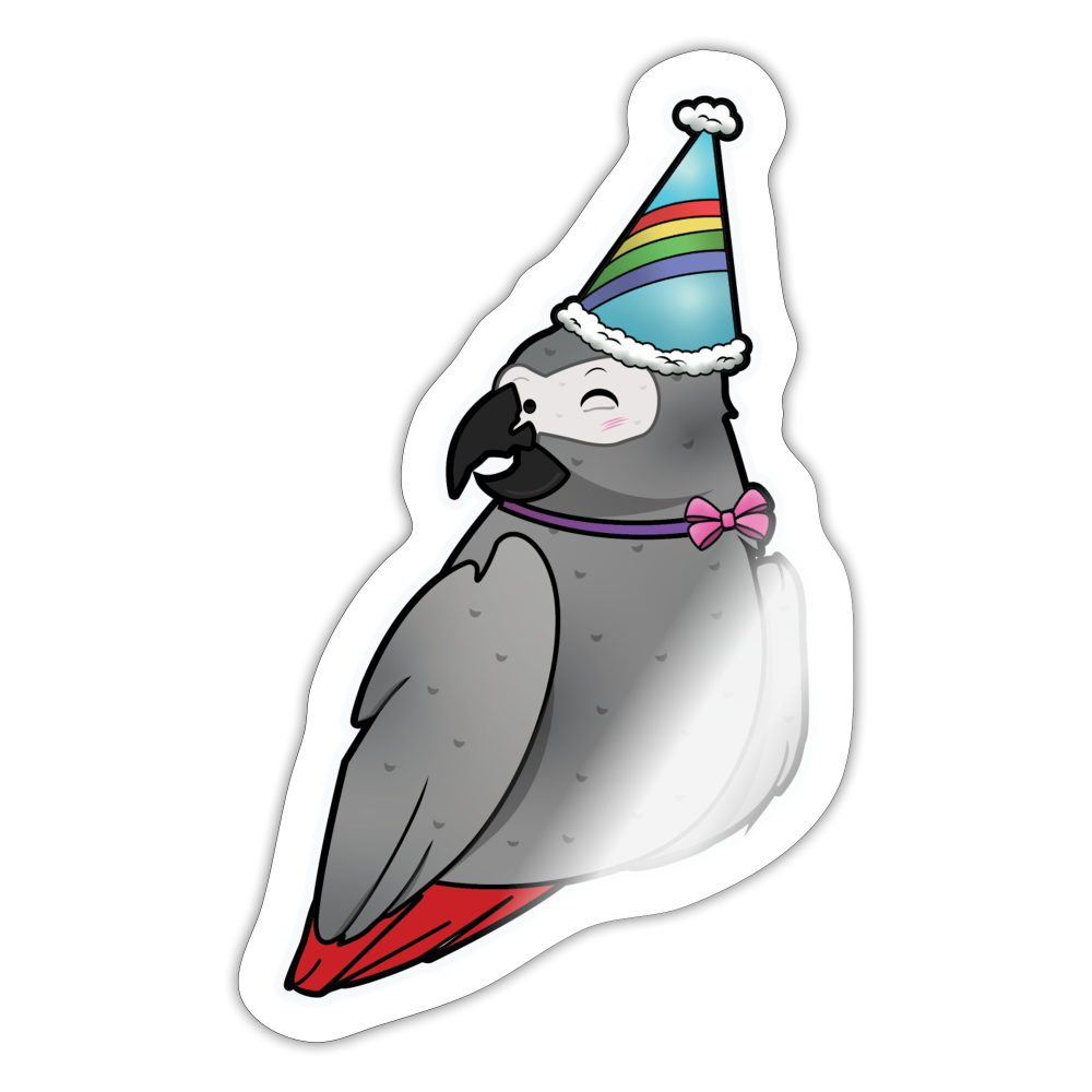 Peter Birthday Sticker - white glossy