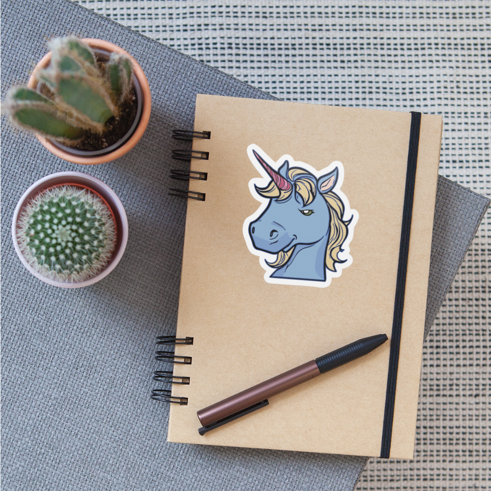 Dazzle Unicorn Sticker - white matte