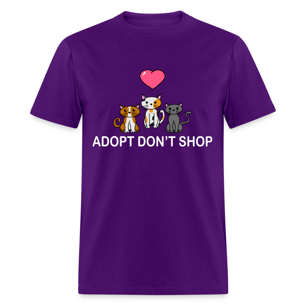 Adopt Don't Shop- Cat Addition - purple