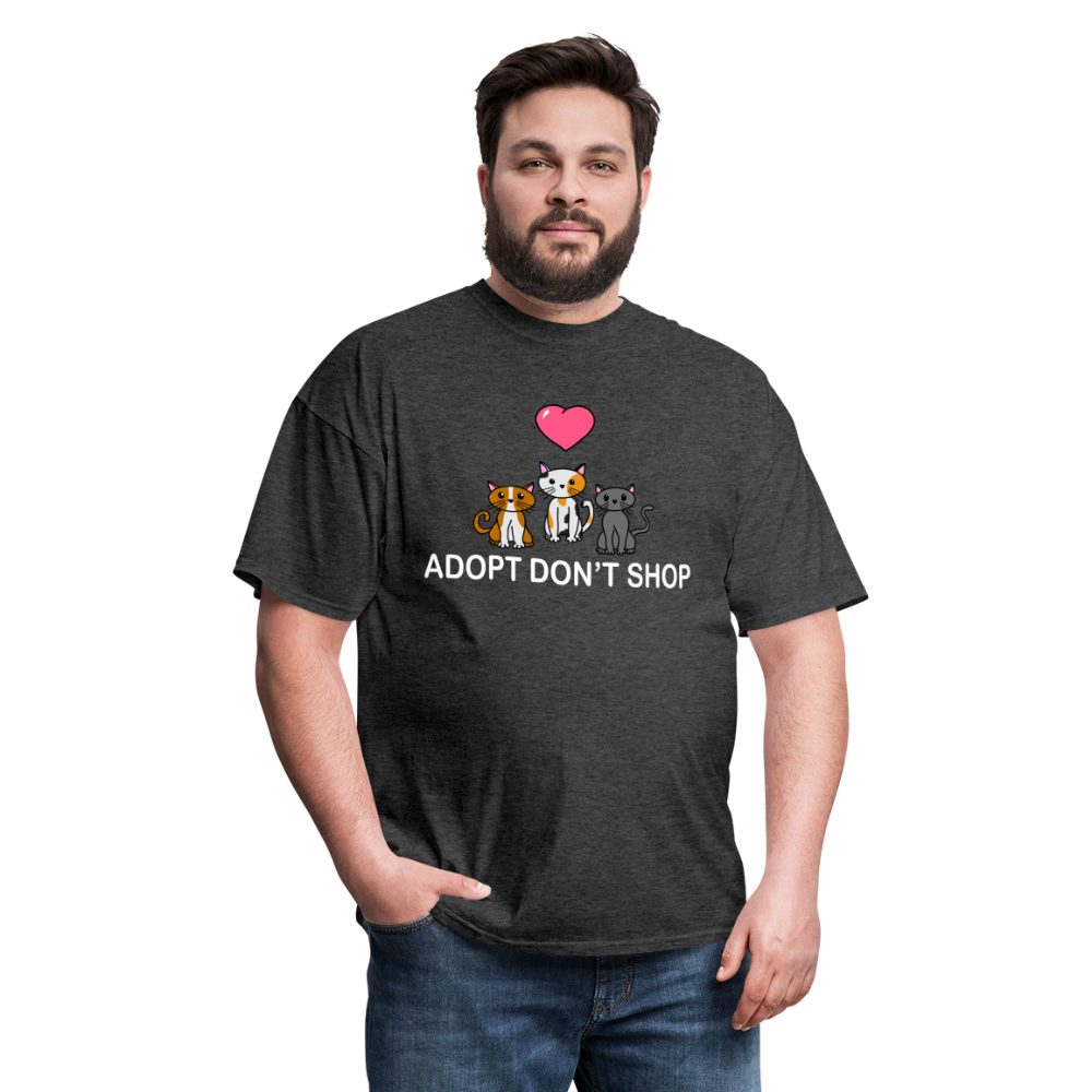 Adopt Don't Shop- Cat Addition - heather black