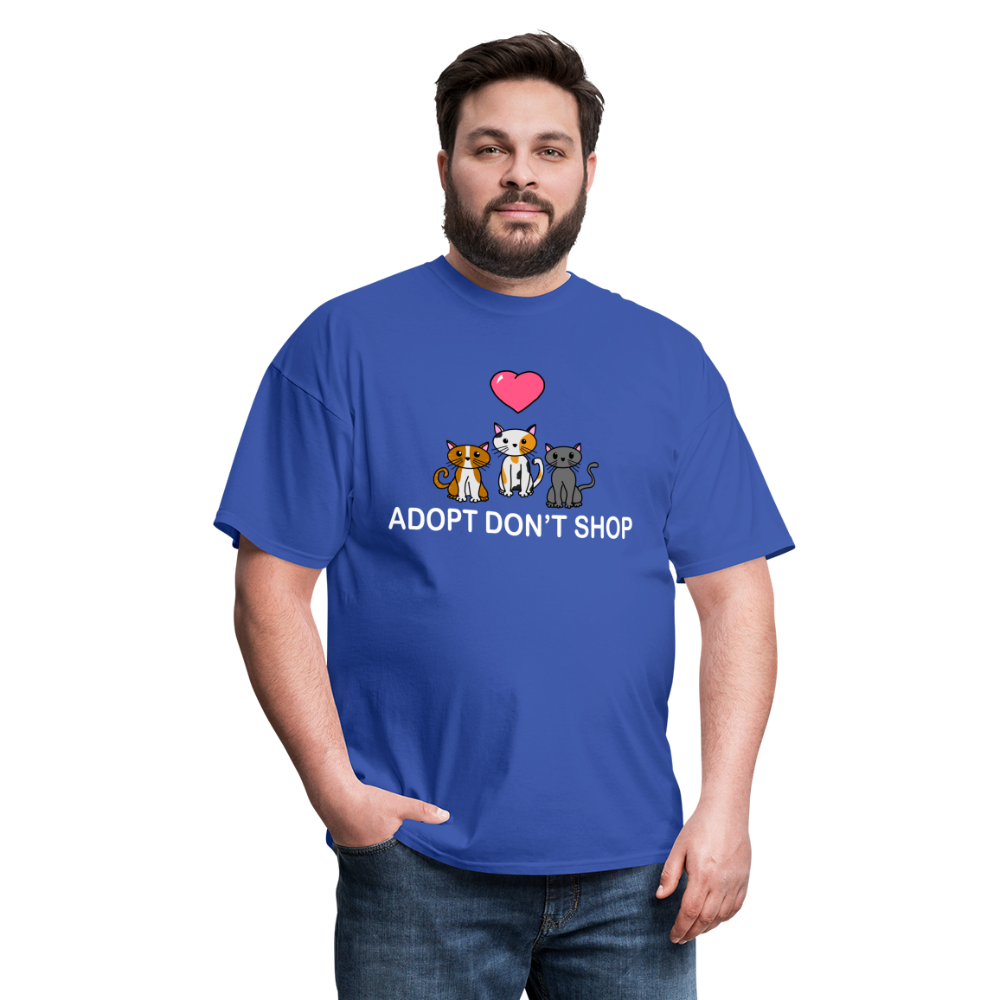 Adopt Don't Shop- Cat Addition - royal blue