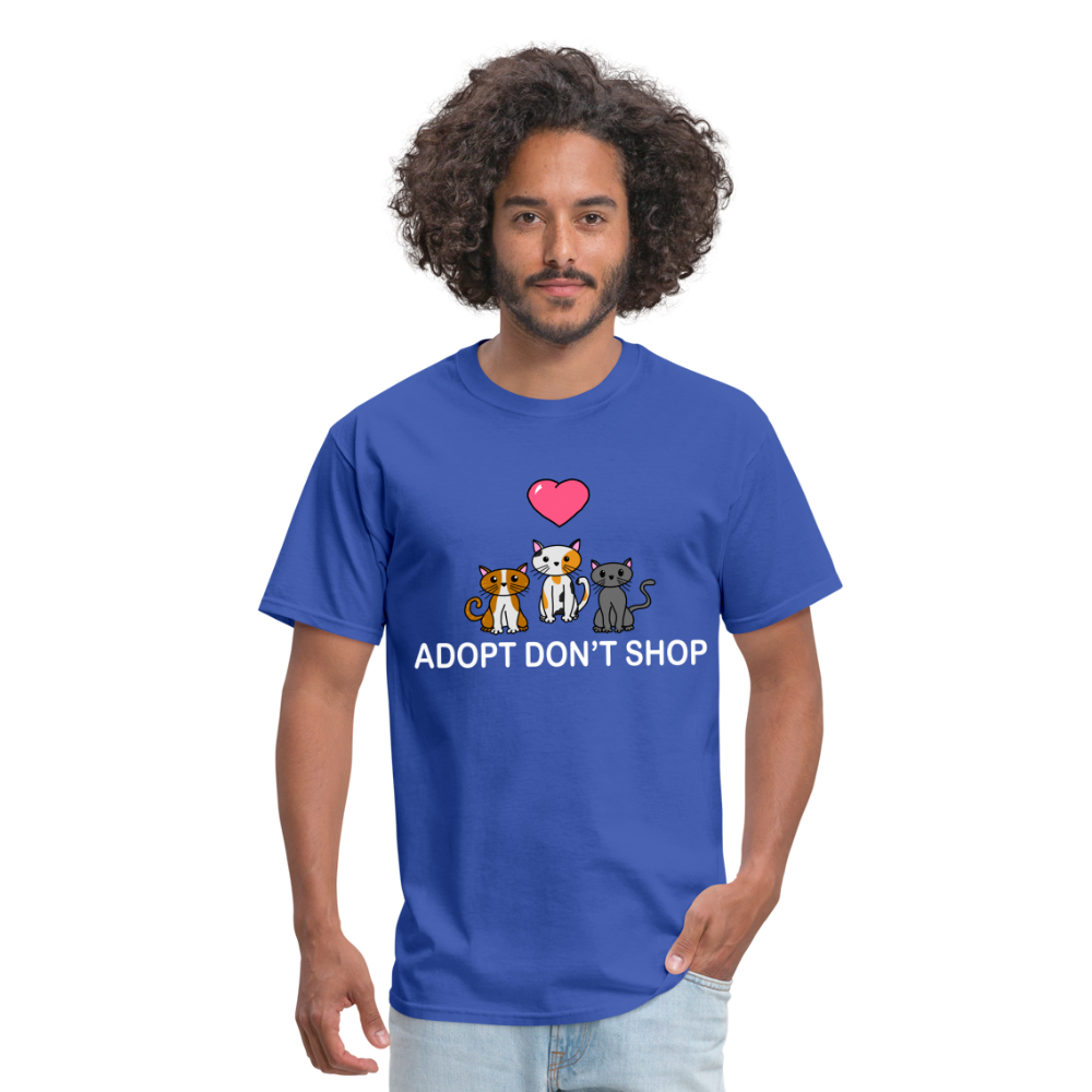 Adopt Don't Shop- Cat Addition - royal blue