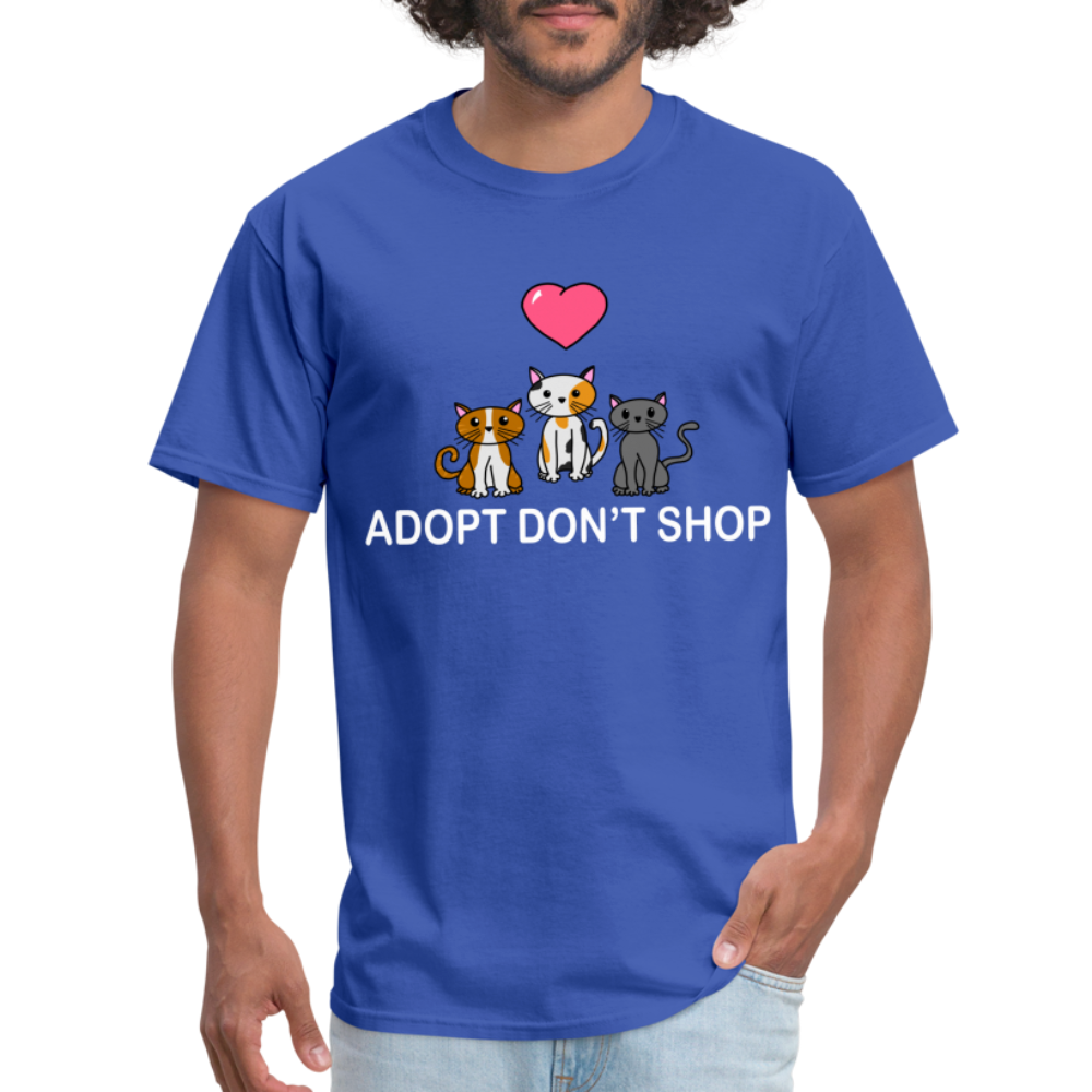 Adopt Don't Shop- Cat Addition - royal blue