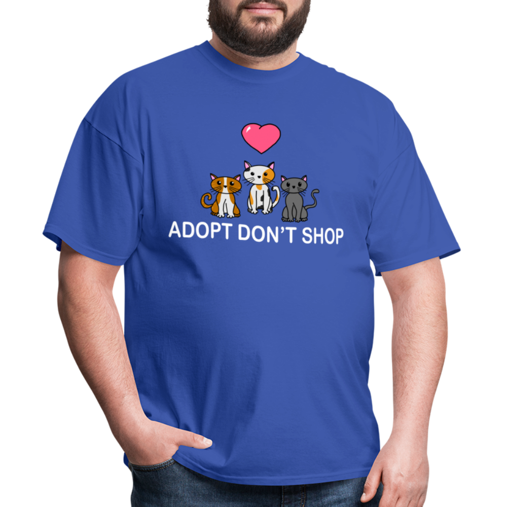 Adopt Don't Shop- Cat Addition - royal blue