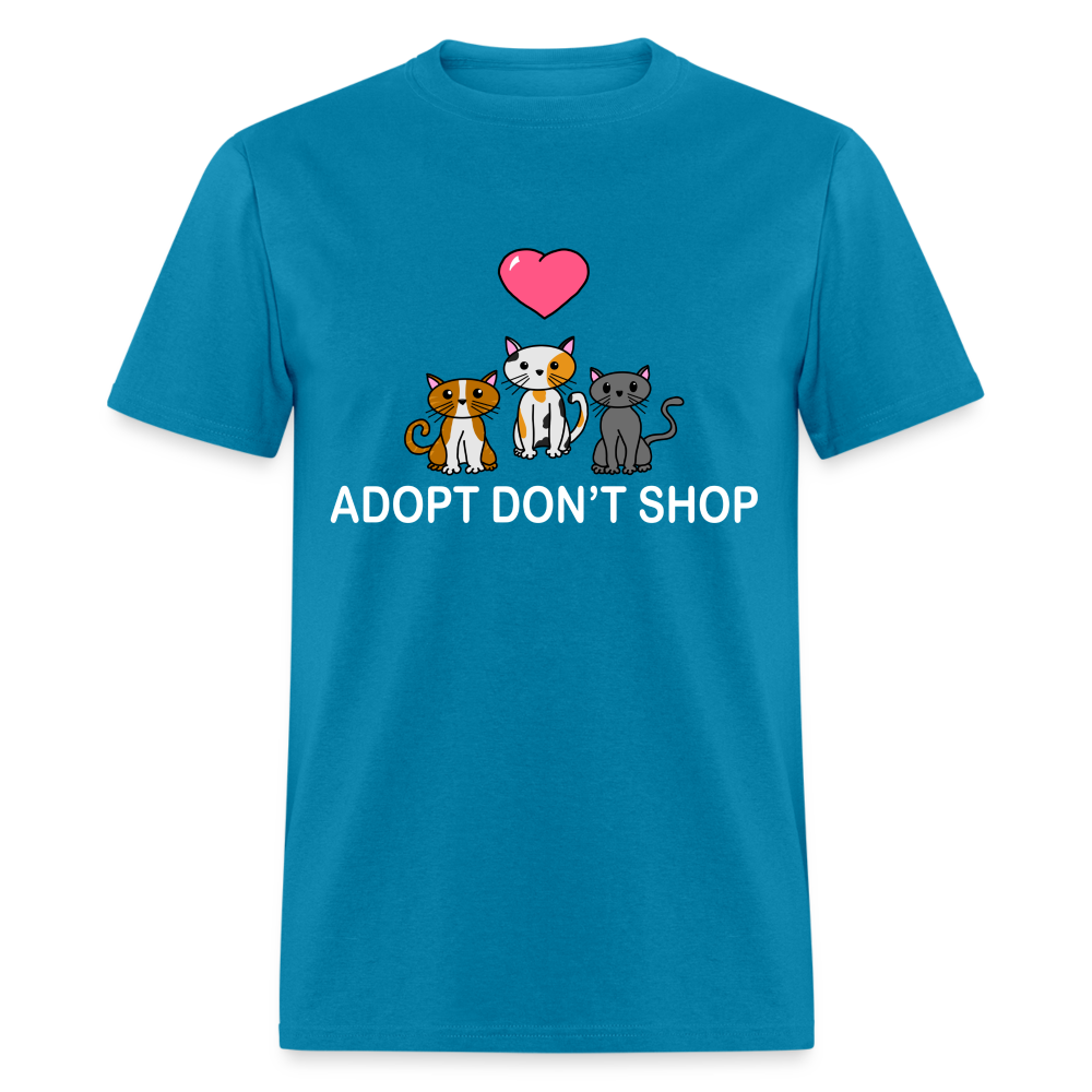 Adopt Don't Shop- Cat Addition - turquoise