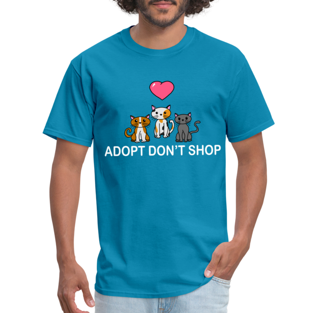 Adopt Don't Shop- Cat Addition - turquoise