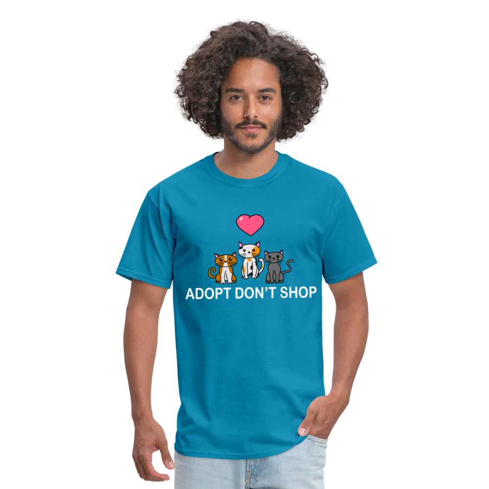 Adopt Don't Shop- Cat Addition - turquoise