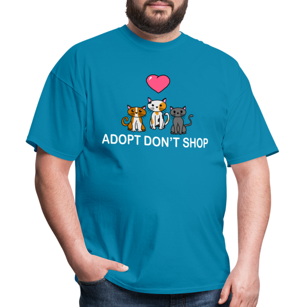 Adopt Don't Shop- Cat Addition - turquoise