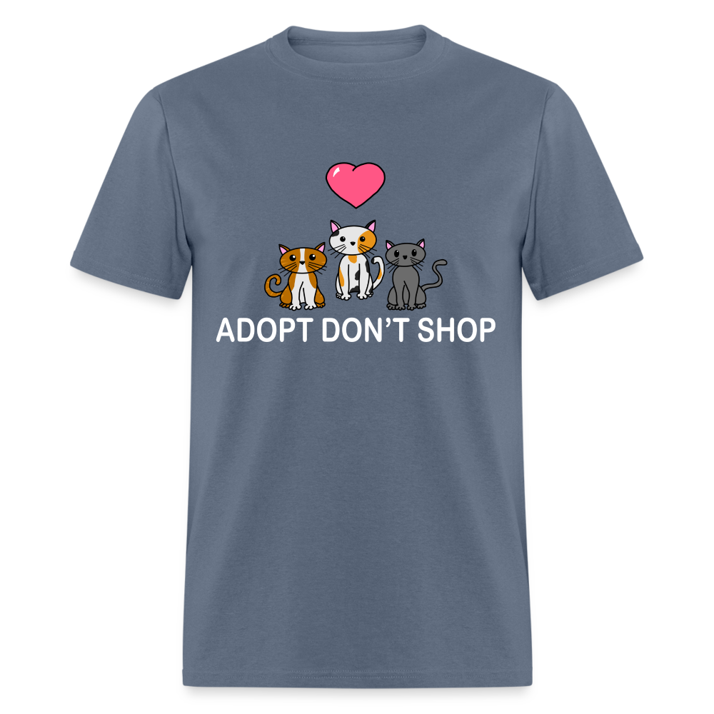 Adopt Don't Shop- Cat Addition - denim