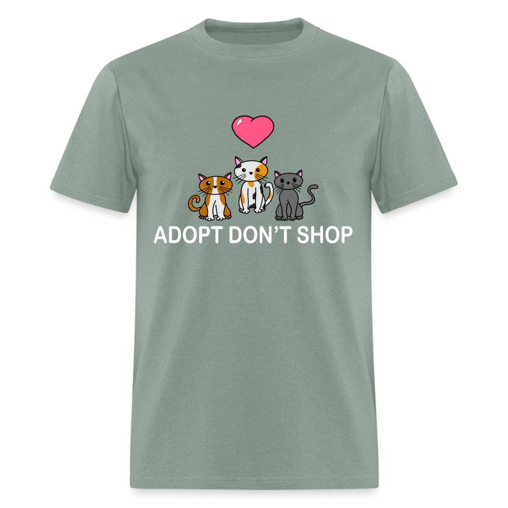 Adopt Don't Shop- Cat Addition - sage